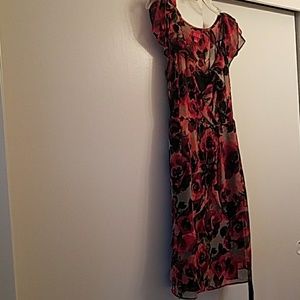 Floral flowing dress